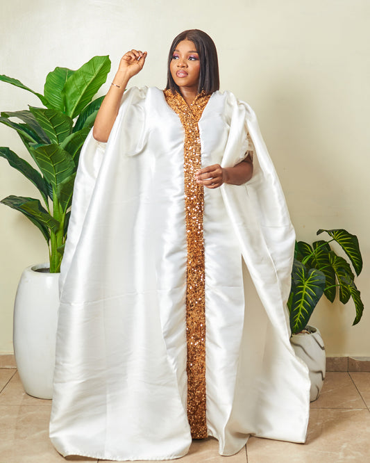 Adebisi gold sequence plated long dress