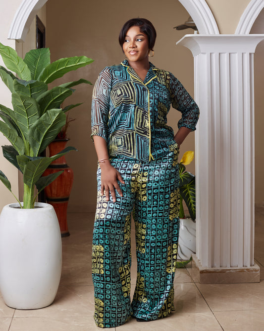Quality Female Chiffon Top and Trousers in Ikeja - Clothing, Best Fashion